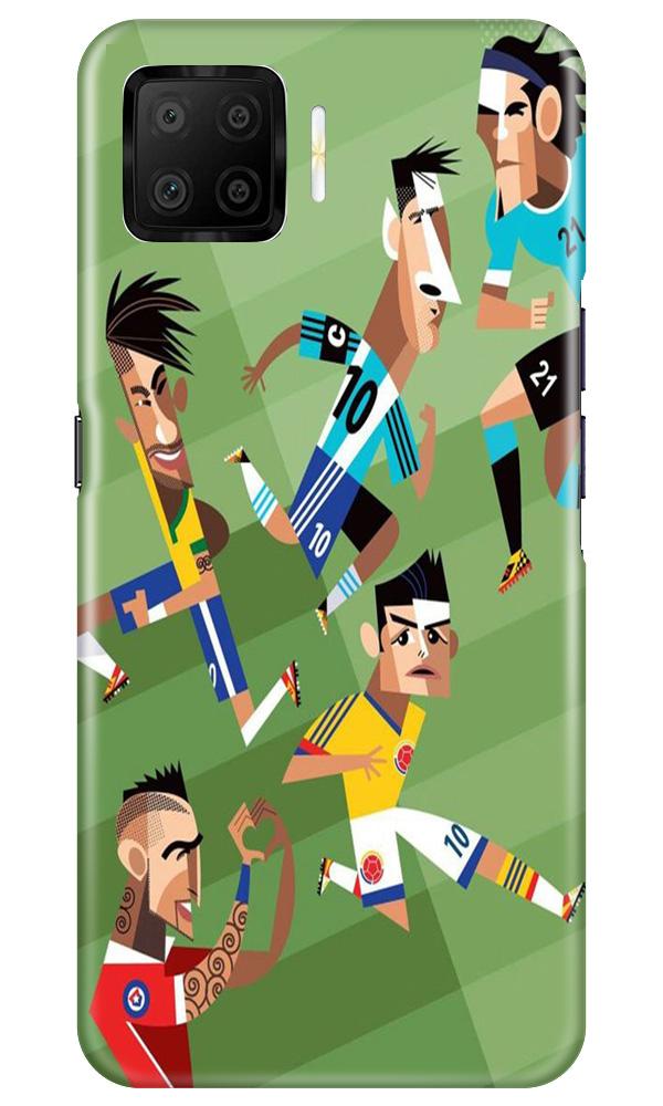 Football Case for Oppo F17  (Design - 166)
