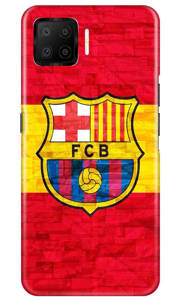 FCB Football Case for Oppo F17  (Design - 174)