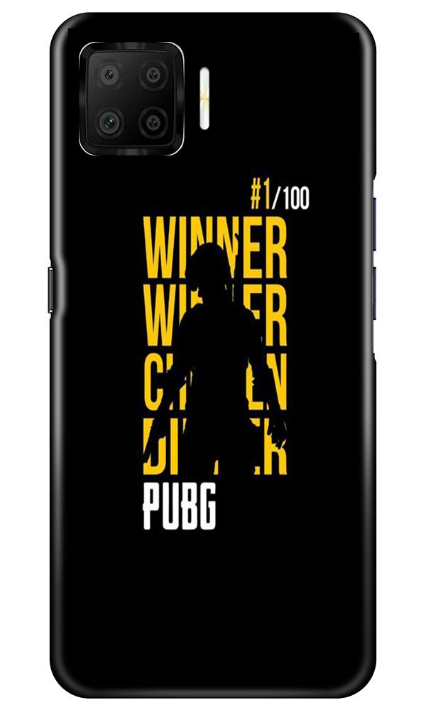 Pubg Winner Winner Case for Oppo F17  (Design - 177)