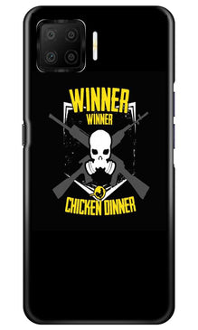 Winner Winner Chicken Dinner Mobile Back Case for Oppo F17  (Design - 178)