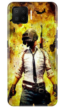 Pubg Mobile Back Case for Oppo F17  (Design - 180)