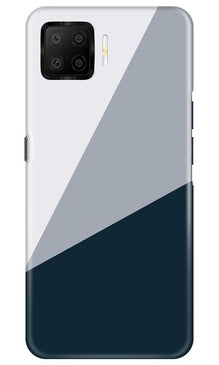 Blue Shade Mobile Back Case for Oppo F17 (Design - 182)