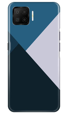 Blue Shades Mobile Back Case for Oppo F17 (Design - 188)