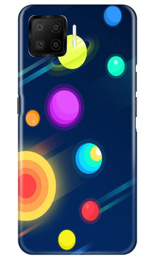 Solar Planet Mobile Back Case for Oppo F17 (Design - 197)