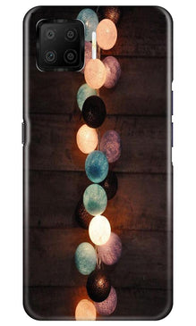 Party Lights Mobile Back Case for Oppo F17 (Design - 209)