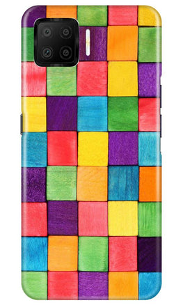 Colorful Square Case for Oppo F17 (Design No. 218)
