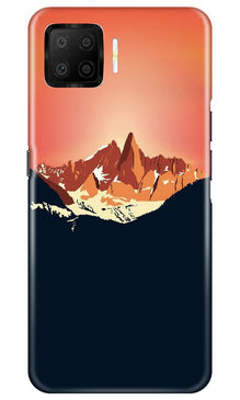 Mountains Mobile Back Case for Oppo F17 (Design - 227)