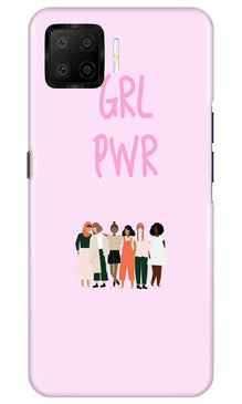 Girl Power Mobile Back Case for Oppo F17 (Design - 267)