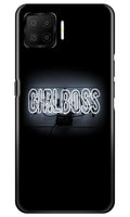 Girl Boss Black Case for Oppo F17 (Design No. 268)