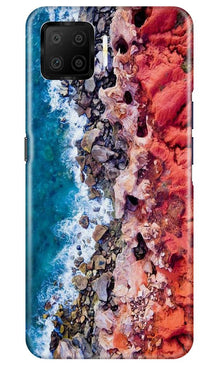 Sea Shore Mobile Back Case for Oppo F17 (Design - 273)