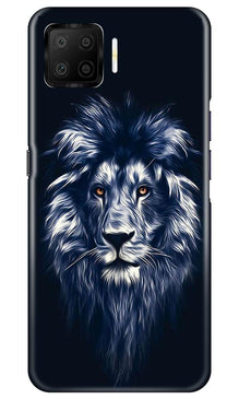 Lion Mobile Back Case for Oppo F17 (Design - 281)