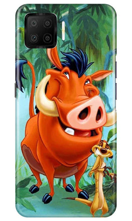 Timon and Pumbaa Mobile Back Case for Oppo F17 (Design - 305)