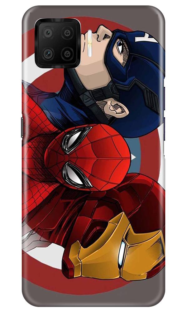Superhero Mobile Back Case for Oppo F17 (Design - 311)