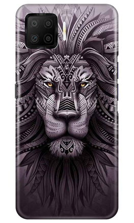 Lion Mobile Back Case for Oppo F17 (Design - 315)