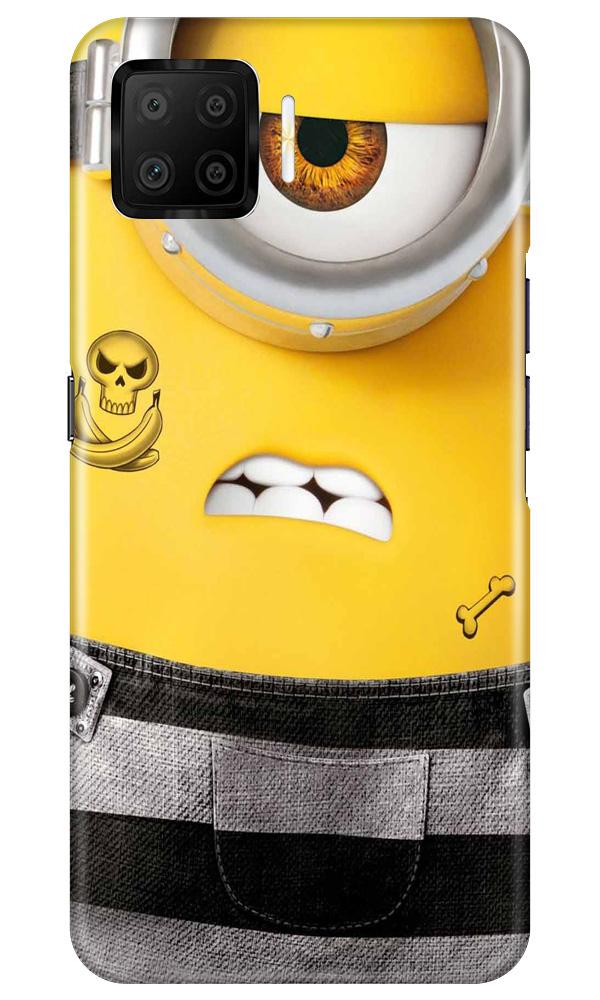 Minion Mobile Back Case for Oppo F17 (Design - 324)