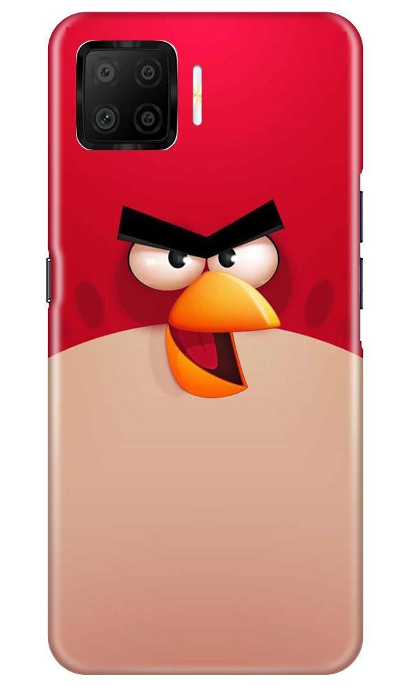 Angry Bird Red Mobile Back Case for Oppo F17 (Design - 325)