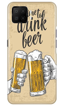 Drink Beer Mobile Back Case for Oppo F17 (Design - 328)