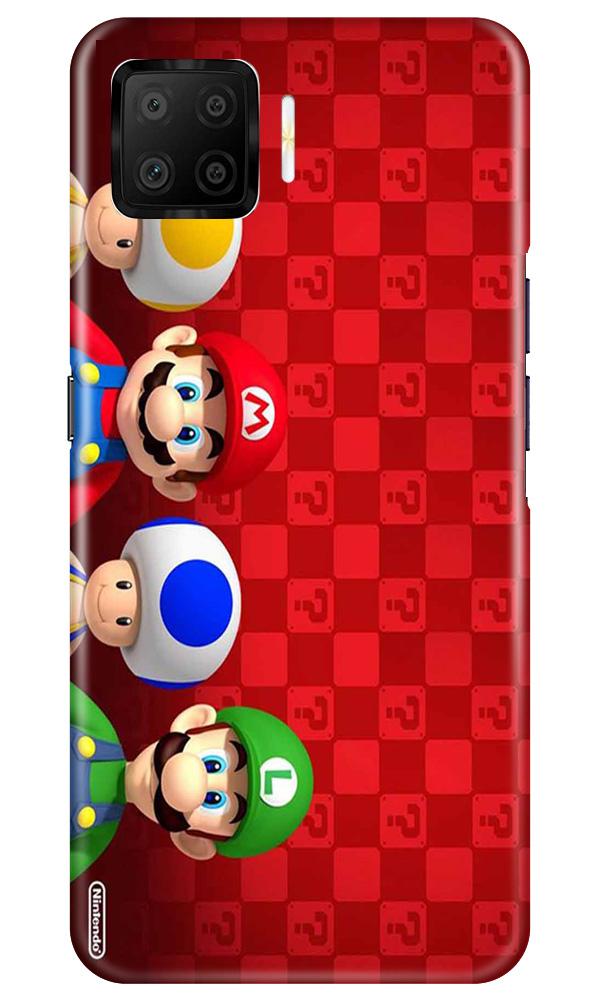 Mario Mobile Back Case for Oppo F17 (Design - 337)