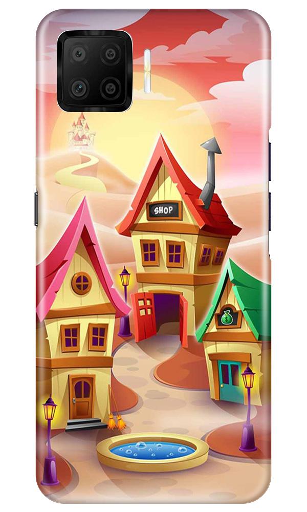 Sweet Home Mobile Back Case for Oppo F17 (Design - 338)