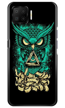 Owl Mobile Back Case for Oppo F17 (Design - 358)