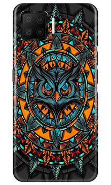 Owl Mobile Back Case for Oppo F17 (Design - 360)
