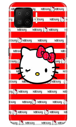Hello Kitty Mobile Back Case for Oppo F17 (Design - 364)