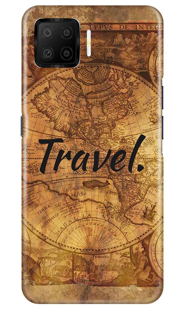 Travel Mobile Back Case for Oppo F17 (Design - 375)