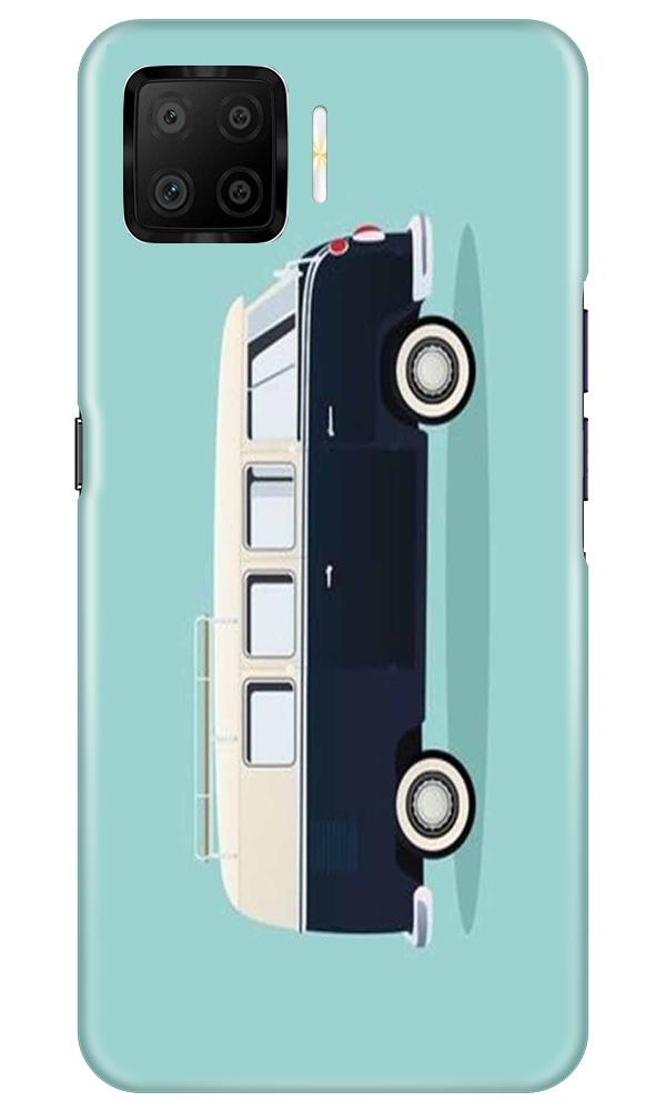 Travel Bus Mobile Back Case for Oppo F17 (Design - 379)