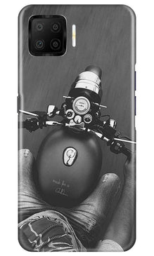 Royal Enfield Mobile Back Case for Oppo F17 (Design - 382)
