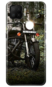 Royal Enfield Mobile Back Case for Oppo F17 (Design - 384)
