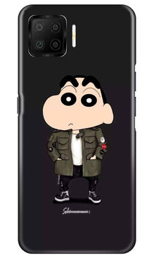 Shin Chan Mobile Back Case for Oppo F17 (Design - 391)