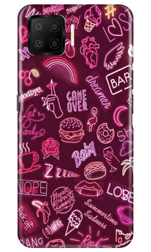 Party Theme Mobile Back Case for Oppo F17 (Design - 392)