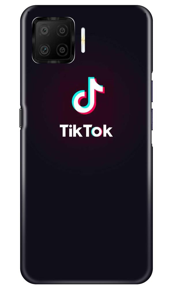Tiktok Mobile Back Case for Oppo F17 (Design - 396)