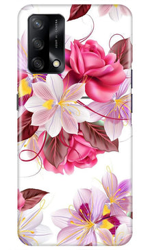 Beautiful flowers Mobile Back Case for Oppo F19 (Design - 23)