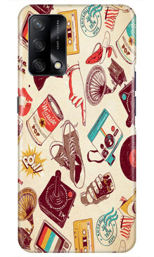 Vintage Mobile Back Case for Oppo F19 (Design - 35)