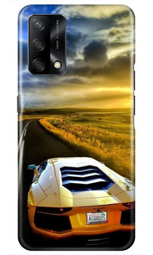 Car lovers Mobile Back Case for Oppo F19 (Design - 46)