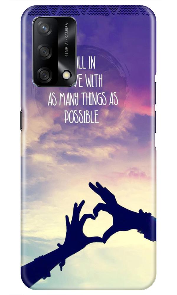 Fall in love Case for Oppo F19