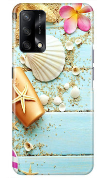 Sea Shells Mobile Back Case for Oppo F19 (Design - 63)