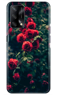 Red Rose Mobile Back Case for Oppo F19 (Design - 66)
