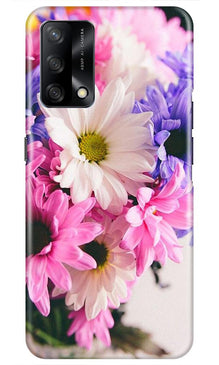 Coloful Daisy Mobile Back Case for Oppo F19 (Design - 73)