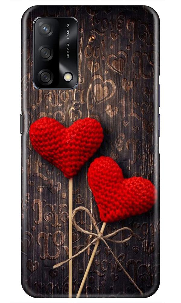 Red Hearts Case for Oppo F19