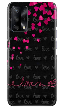 Love in Air Mobile Back Case for Oppo F19 (Design - 89)