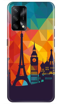 Eiffel Tower2 Mobile Back Case for Oppo F19 (Design - 91)