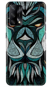 Lion Mobile Back Case for Oppo F19 (Design - 97)