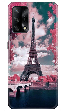 Eiffel Tower Mobile Back Case for Oppo F19  (Design - 101)