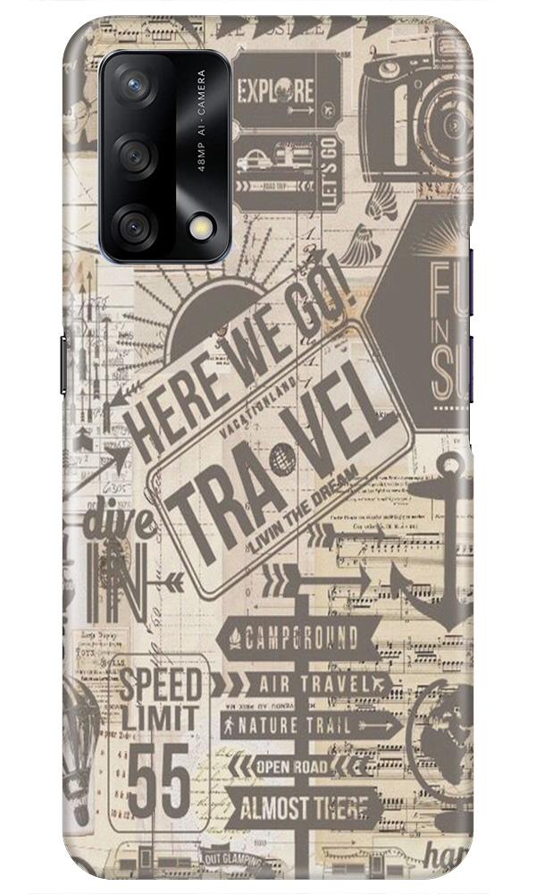 Travel Case for Oppo F19  (Design - 104)