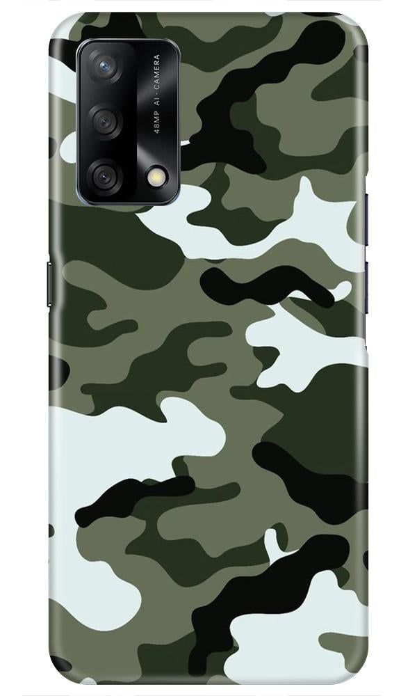 Army Camouflage Case for Oppo F19(Design - 108)