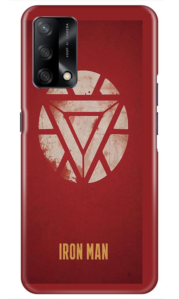 Iron Man Superhero Case for Oppo F19  (Design - 115)