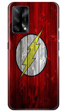 Flash Superhero Mobile Back Case for Oppo F19  (Design - 116)