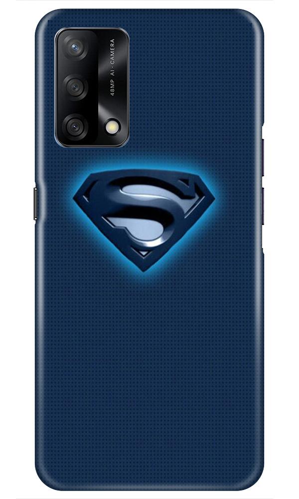 Superman Superhero Case for Oppo F19  (Design - 117)